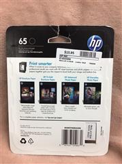 Genuine HP Black Noir Ink Cartridge 65